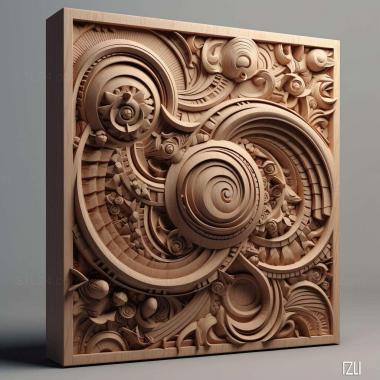 Patterns and decorations stl Linn C5 2 3d model